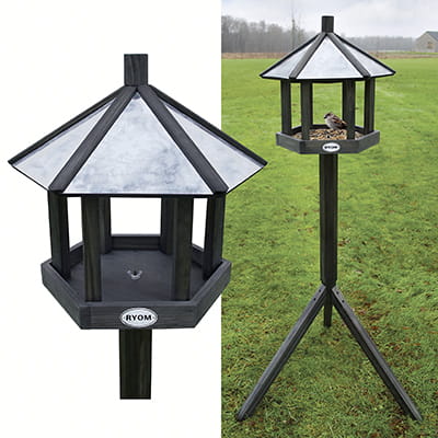 Foderhus på ben - 6 kantet