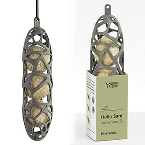 Foderautomat i genbrugsplast til mejsebolde - Rør