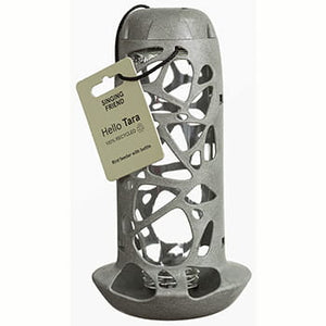 Foderautomat i glas/genbrugsplast til frøblanding