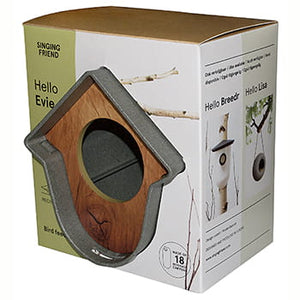 Foderautomat i genbrugsplast til peanutbutter