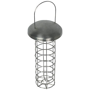 Foderautomat i stål til mejsebolde