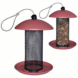 Foderautomat i plast til nødder