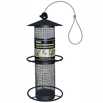 Foderautomat med net til frøblanding - 31 cm