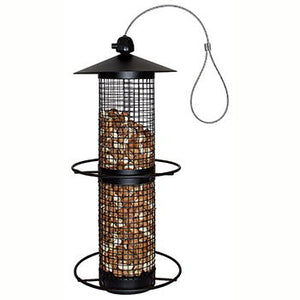 Foderautomat med net til frøblanding - 31 cm