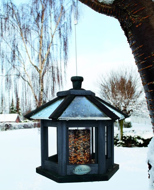 Foderautomat til ophæng - Model 6-kantet