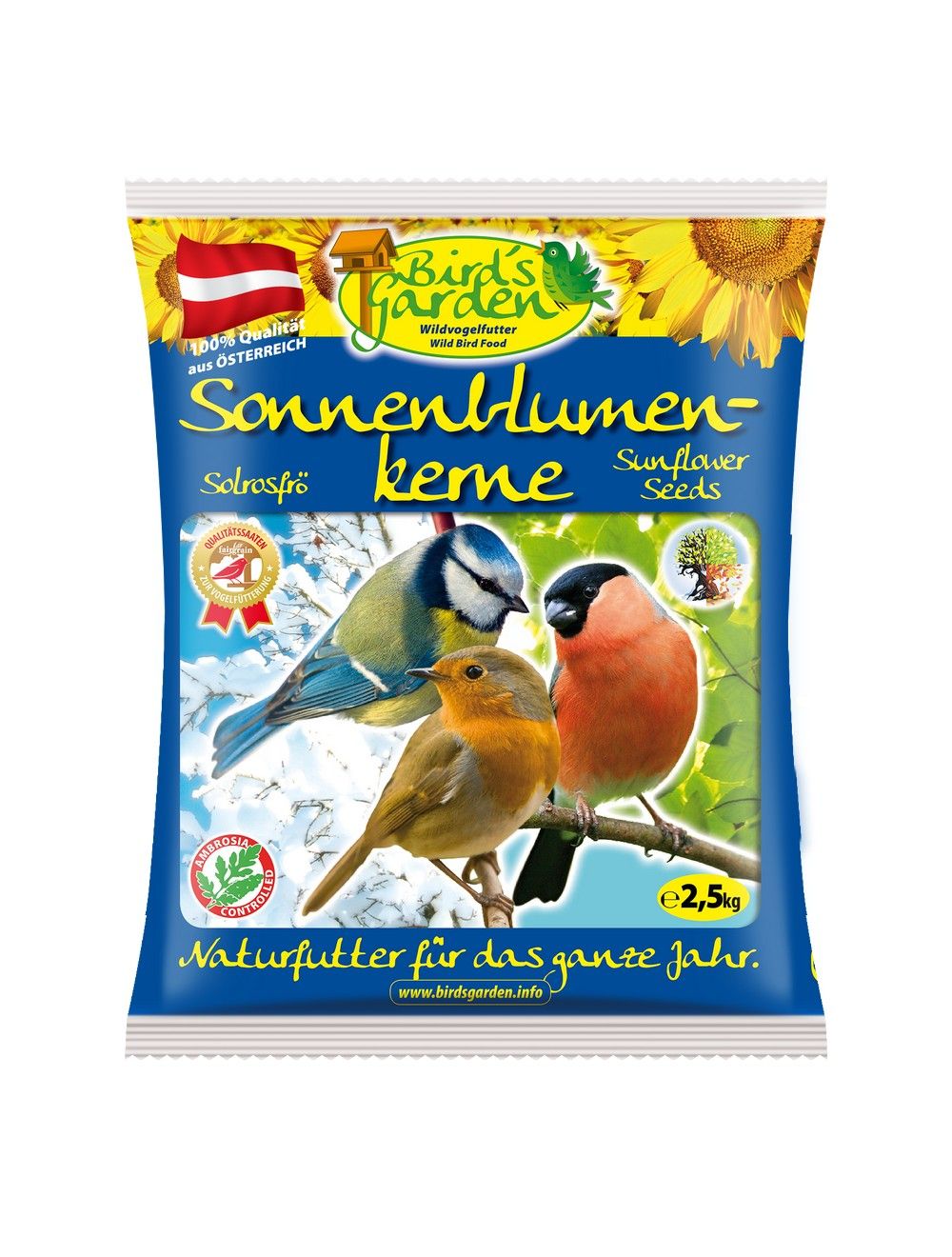 Solsikkefrø - 2,5 kg