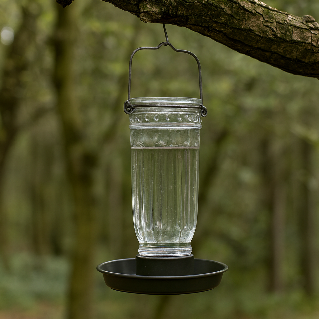 Vandautomat i glas og metal